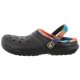 Klapki Crocs Classic Lined Spray Dye Clog K Black/Multi 208081-0C4 - małe zdjęcie