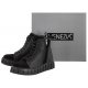 Botki Venezia Czarne 13212101 BLACK - małe zdjęcie