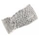Opaska na Głowę Calvin Klein Micro Waffle Headband K60K609968 PAA Cement - małe zdjęcie
