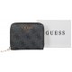 Portfel Guess Laurel Slg Small Zip Around SWSG85 00370 Coal - małe zdjęcie