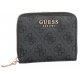 Portfel Guess Laurel Slg Small Zip Around SWSG85 00370 Coal - małe zdjęcie