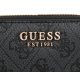 Portfel Guess Laurel Slg Small Zip Around SWSG85 00370 Coal - małe zdjęcie