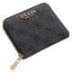 Portfel Guess Laurel Slg Small Zip Around SWSG85 00370 Coal - małe zdjęcie