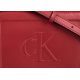 Torebka Listonoszka Calvin Klein Sculpted Camera Bag Pipping K60K610309 XL6 Dark Candy Apple - małe zdjęcie