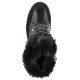 Śniegowce Caprice Czarne 9-26226-29 019 Black Comb - małe zdjęcie