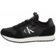 Sneakersy Calvin Klein Runner Sock Laceup Ny-Lth W YW0YW00840 01H Black - małe zdjęcie