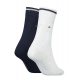 Skarpetki 2 pary Tommy Hilfiger Th Women Sock 2P Neppy Gif White 701220710 001 035 - małe zdjęcie