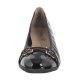 Baleriny Caprice Czarne 9-22172-20 026 Black Nappa - małe zdjęcie