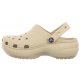 Klapki Crocs Classic Platform Clog W Bone 206750-2Y2 - małe zdjęcie