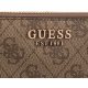 Portfel Guess Laurel Slg Small Zip Around SWSG85 00370 Latte Logo - małe zdjęcie