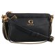 Torebka Guess Nell Double Pouch Crossbody Black HWVB86 78700 - małe zdjęcie