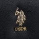 Portfel U.S. Polo Assn. New Jones L Zip Ard Wallet Black BEUJE5705WVP000 - małe zdjęcie