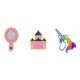 Zestaw 3 przypinek Crocs Jibbitz™ charms Fairy Tale 3 Pack 10007553 - małe zdjęcie