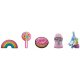 Zestaw 5 przypinek Crocs Jibbitz™ charms Everything Nice 5 Pack 10008657 - małe zdjęcie