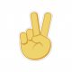 Przypinka Crocs Jibbitz™ charms Peace Hand Sign 10007207 - małe zdjęcie