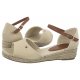 Sandały Tommy Hilfiger Rope Wedge Sandal Beige T3A7-32185-0048 500 - małe zdjęcie
