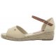 Sandały Tommy Hilfiger Rope Wedge Sandal Beige T3A7-32185-0048 500 - małe zdjęcie