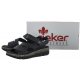 Sandały Rieker Czarne V2301-00 Black - małe zdjęcie