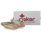 Półbuty Rieker Beżowe N4257-60 Beige - małe zdjęcie