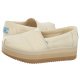 Espadryle Toms Alp Platform Natural Canvas 10019681 - małe zdjęcie