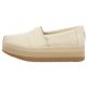 Espadryle Toms Alp Platform Natural Canvas 10019681 - małe zdjęcie