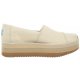 Espadryle Toms Alp Platform Natural Canvas 10019681 - małe zdjęcie
