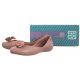 Baleriny Zaxy LL285002/83310/AH467 Nude - małe zdjęcie