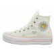 Trampki Converse CTAS Lift Hi Egret/Cheeky Coral/White A03516C - małe zdjęcie