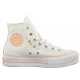 Trampki Converse CTAS Lift Hi Egret/Cheeky Coral/White A03516C - małe zdjęcie