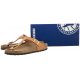 Japonki Birkenstock Gizeh BS Vegan Pecan 1025062 - małe zdjęcie