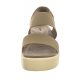 Sandały Crocs Brooklyn Low Wedge W Khaki/Bone 206453-2YI - małe zdjęcie