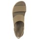 Sandały Crocs Brooklyn Low Wedge W Khaki/Bone 206453-2YI - małe zdjęcie