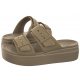 Klapki Crocs Brooklyn Buckle Low Wedge Khaki 207431-260 - małe zdjęcie