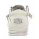 Półbuty Hey Dude Wally Sox Stone White 40019-1KA - małe zdjęcie