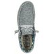 Półbuty Hey Dude Wally Sox Ice Grey 40019-1HN - małe zdjęcie