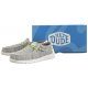 Półbuty Hey Dude Wally Youth Sox Stone White 40049-1KA - małe zdjęcie