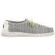 Półbuty Hey Dude Wally Youth Sox Stone White 40049-1KA - małe zdjęcie