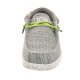 Półbuty Hey Dude Wally Youth Sox Stone White 40049-1KA - małe zdjęcie