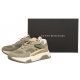 Sneakersy Tommy Hilfiger Low Cut Lace-Up Sneaker T3A9-33000-1492 A177 Grey/Military Green - małe zdjęcie