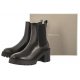 Botki Tamaris Czarne 1-25469-41 003 Black Leather - małe zdjęcie