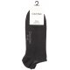 Skarpetki Stopki 2 pary Calvin Klein Sneaker Black 701218707 001 - małe zdjęcie