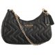 Torebka Guess Eco Mai Crossbody Top Zip HWEQG8 96912 Black - małe zdjęcie