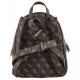 Plecak Guess Eco Elements Small Backpack HWESG8 76732 Brown Logo - małe zdjęcie