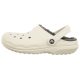 Klapki Crocs Classic Lined Clog White/Grey 203591-10M - małe zdjęcie