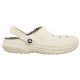 Klapki Crocs Classic Lined Clog White/Grey 203591-10M - małe zdjęcie
