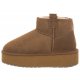 Botki EMU Australia Foy Flatform Micro Chestnut W13073 - małe zdjęcie