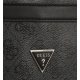 Saszetka Listonoszka Guess Carts Sffn Eco XB Flt w Zipper HMEVZL P3199 BLA - małe zdjęcie