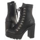 Botki Altercore Angelina Vegan Black - małe zdjęcie