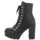 Botki Altercore Angelina Vegan Black - małe zdjęcie