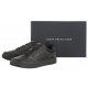 Buty Tommy Hilfiger TH Basket Core Leather Black FM0FM04727 BDS - małe zdjęcie